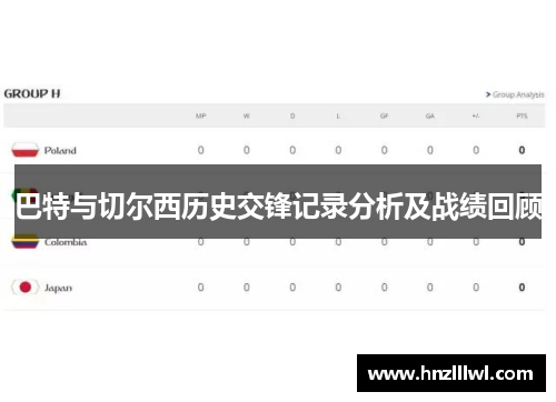 巴特与切尔西历史交锋记录分析及战绩回顾